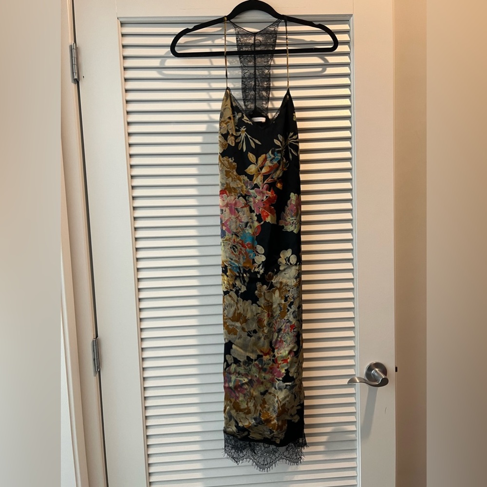 Zara silk lace dress